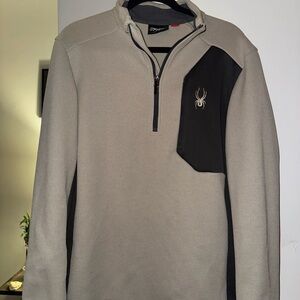 🕷️ Spyder Men’s 1/4 Zip Pullover Fleece – Size L